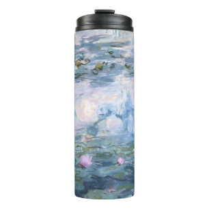 Termo Pintura de nenúfares impresionista de Claude Monet