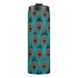 Termo Pintura de Peacock Feather Art Peacocks