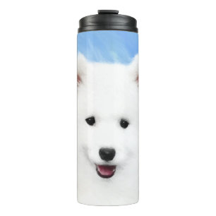 Termo Pintura de pimienta de Samoyed - Arte Perro Origin