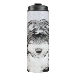 Termo Pintura de Terrier Tibetano - Arte de Perro Origin