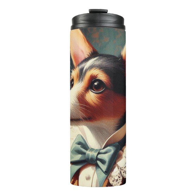 Termo Pintura de Vintage Toy Fox Terrier (Anverso)