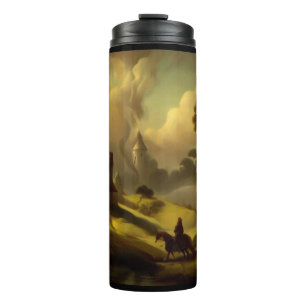 Termo Pintura fantástica 2 - Paisaje medieval
