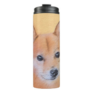 Termo Pintura finlandesa de Spitz - Arte de perro origin