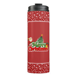 Termo Pintura Moderna del Árbol de Navidad Colorida