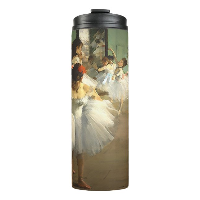 Termo Pintura moderna Edgar Degas, de la clase Ballet Da (Anverso)