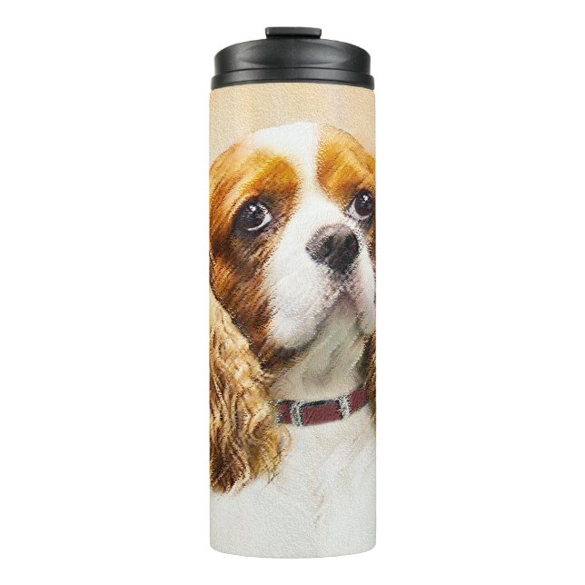 Termo Pintura original de Cavalier King Charles Spaniel (Anverso)