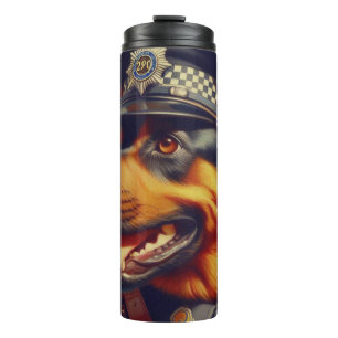 Termo Pintura Retro Rottweiler