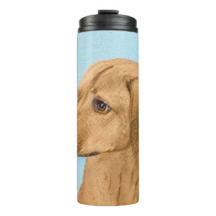 Termo Pintura Ridgeback Rhodesiana - Arte Perro Original