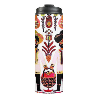 Termo pintura simple de madhubani