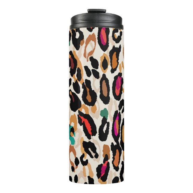 Termo Pinturas de animales vivos de leopardo (Anverso)