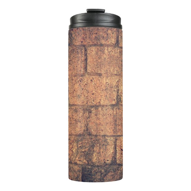 Termo Pinturas de pared de ladrillos de arquitectura (Anverso)