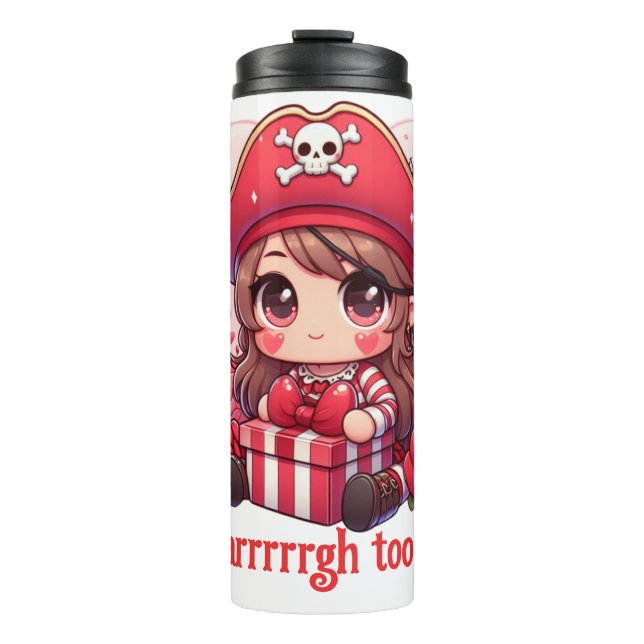 Termo Pirata lindo del día de San Valentín (Anverso)