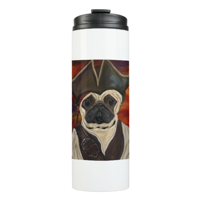 Termo Pirata Pug (Anverso)