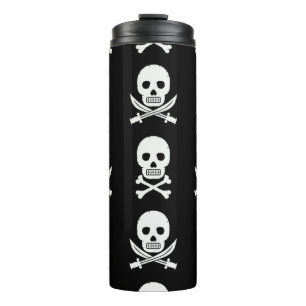 Termo Pirata Skulls Crossbone Seless Pattern