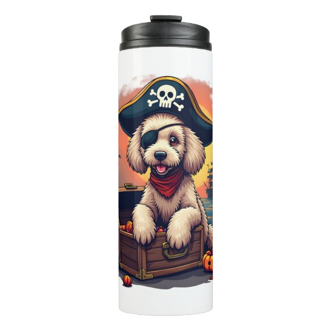 Termo Pirate Poodle Plunder (Anverso)