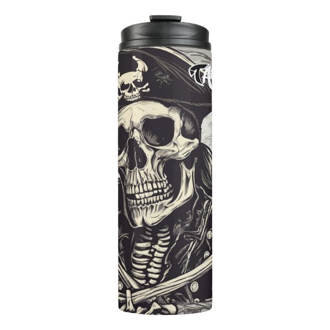 Termo Pirate Skeleton Thermal Tumbler (Anverso)