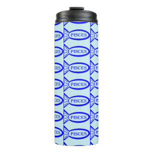 Termo Pisces Star Sign Fish Thermal Tumbler