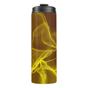 Termo Piscina brillante verde brillante, violeta y dorad