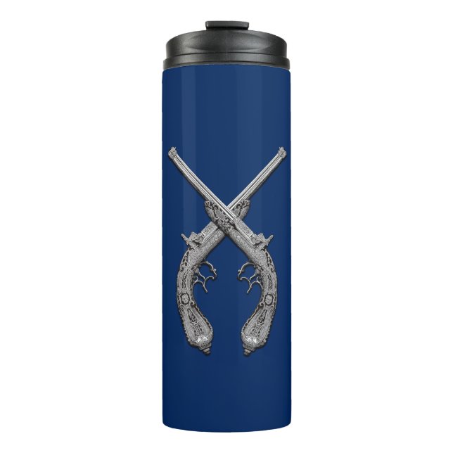Termo Pistolas Cruzadas Navy (Anverso)