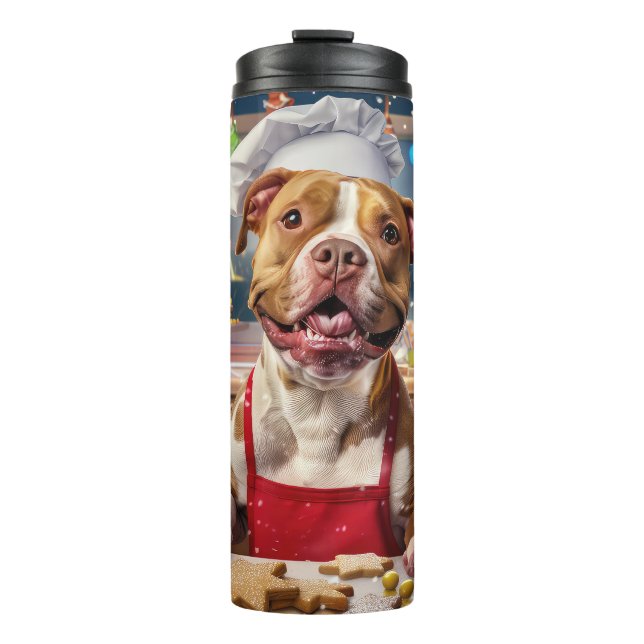 Termo Pit Bull Holiday Baking: Navideño Festivo  (Anverso)