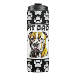 Termo Pit Bull Papá | Amantes de los Perros 