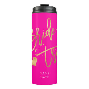 Termo PixDezines Bride Tribe Faux Gold Moderno Script