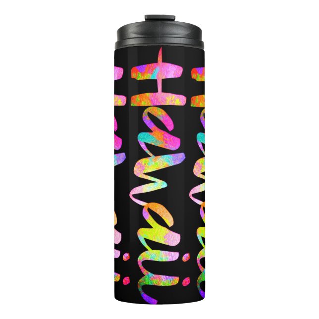 Termo PixDezines HAWAII LAVA TRAINBOW/DIY Background (Anverso)
