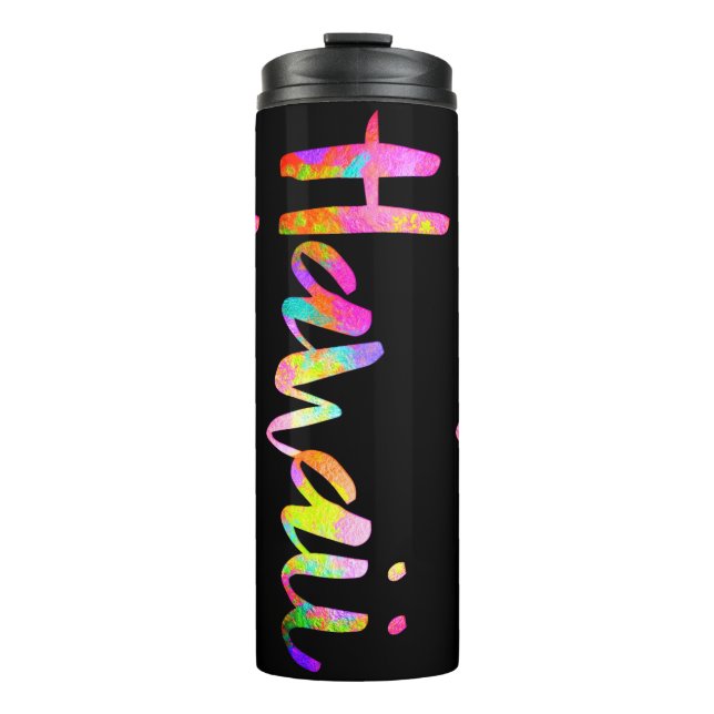 Termo PixDezines HAWAII LAVA TRAINBOW/DIY Background (Anverso)