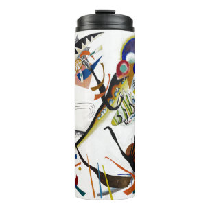 Termo PixDezines Kandinsky 1921 Segmentos Azules Abstrac