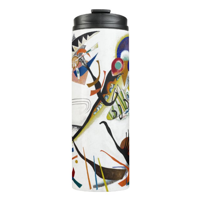 Termo PixDezines Kandinsky 1921 Segmentos Azules Abstrac (Anverso)