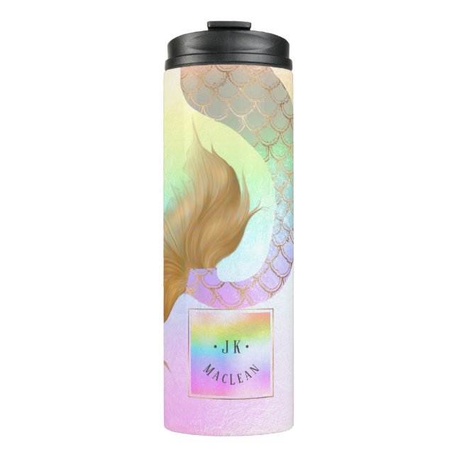 Termo PixDezines Purpurina Mermaid Tail, Algodón Candy (Anverso)