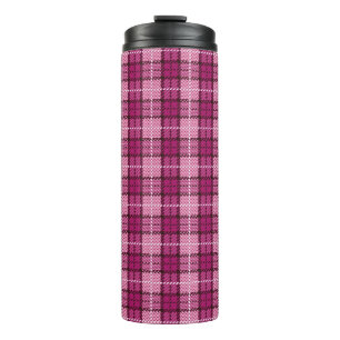 Termo Pixel Plaid_Magenta-Black