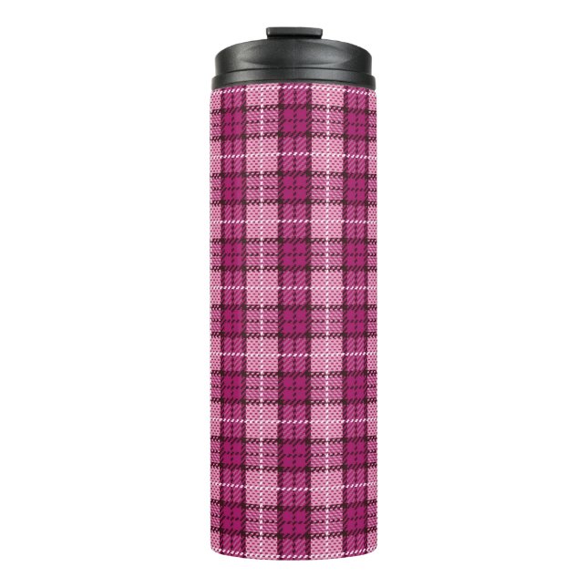 Termo Pixel Plaid_Magenta-Black (Anverso)
