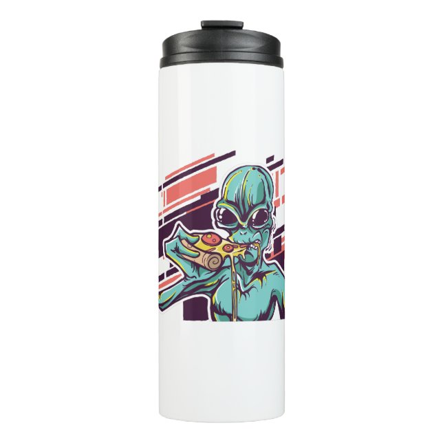 Termo Pizza Alien (Anverso)