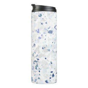 Termo Placa brillante, azul y gris