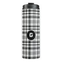 Placa clásica en blanco y negro