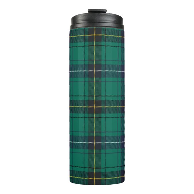 Termo Plaid Scottish Clan Henderson Green Black Check (Anverso)