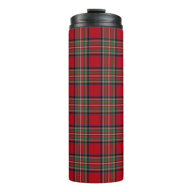 Termo Plaid Scottish Clan Stewart Red Green Blue Check (Anverso)