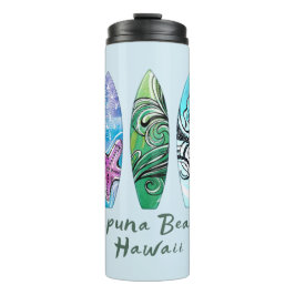 Termo Planchas de surf de la playa Hapuna Hawaii 
