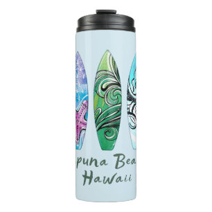 Termo Planchas de surf de la playa Hapuna Hawaii