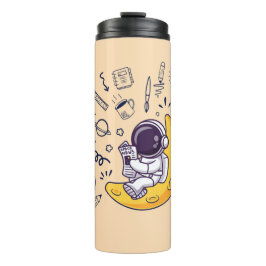 Termo Planetas de Doodle Personalizado Espacio De vuelta