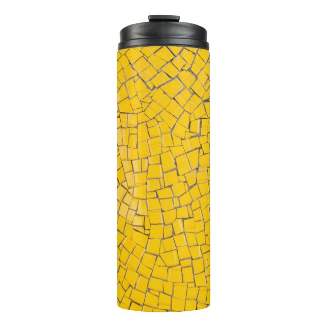 Termo Planificación de paredes de ladrillo amarillo, neg (Anverso)