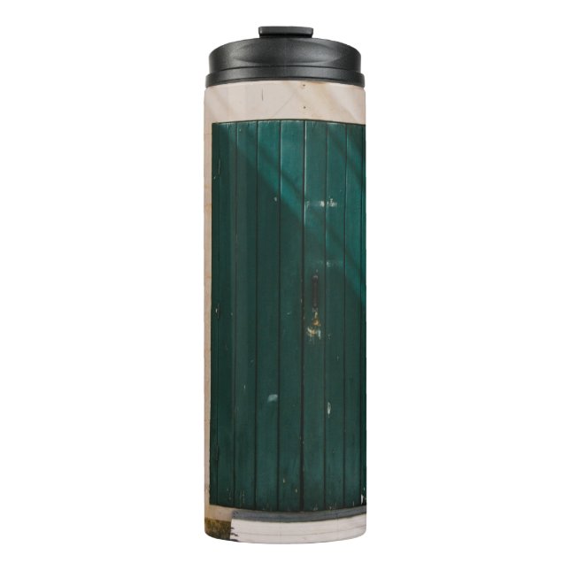 TERMO PLANTA DE CACTUO VERDE CERCA DE LA PUERTA VERDE (Anverso)