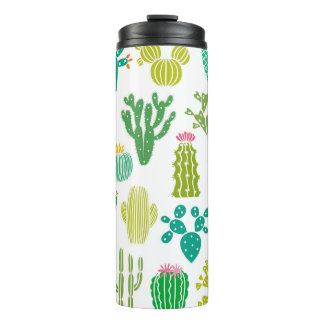 Termo Planta de cactus: conjunto floral vintage.