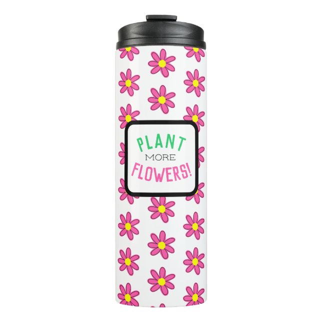 Termo Plantar más flores (Anverso)