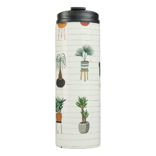 Termo Plantas Hogares: Interior sin mangas dibujado a ma