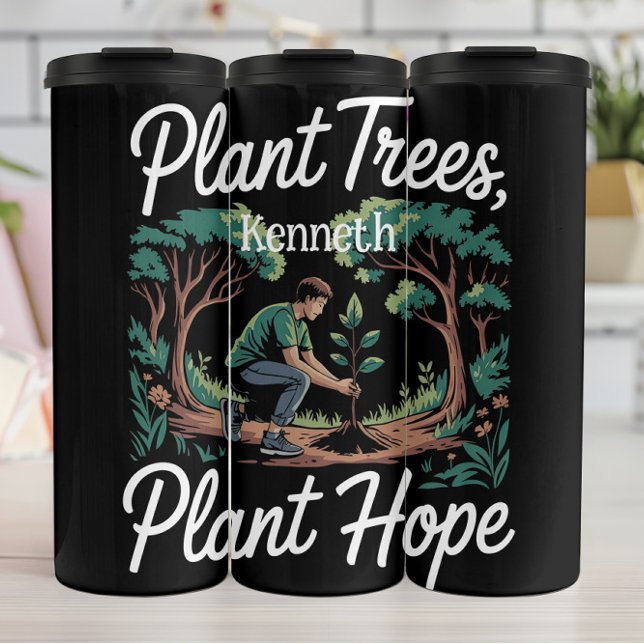 Termo Plantas y esperanza vegetal" - Jardinería ecológic (Subido por el creador)