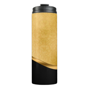 Termo Plantilla de damasco con ornamento de oro