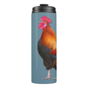Termo Plantilla de nombre de agricultores con gallo en a