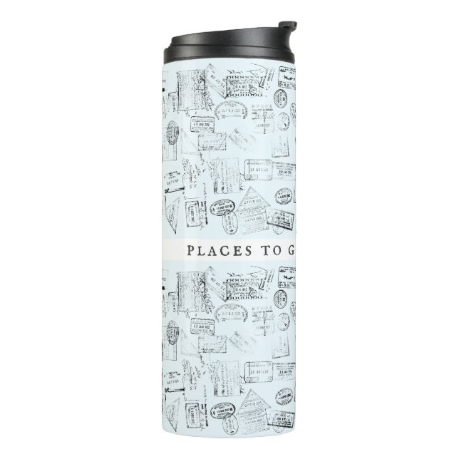 Termo Plantilla de presupuesto de viaje de Wanderlust (Rotado hacia la izquierda)